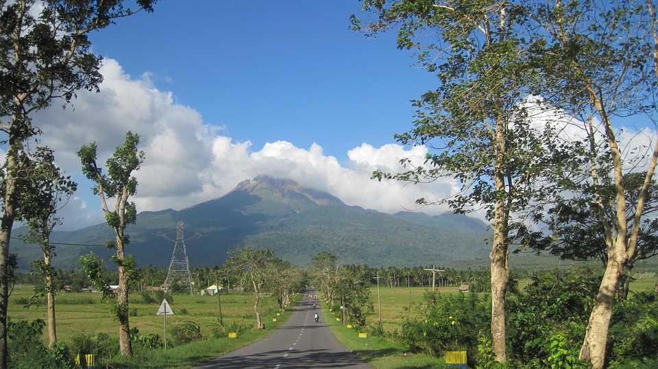 Mount Bulusan in the Philippines