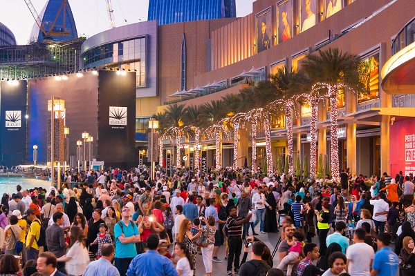 Dubai Shopping Festival crowd