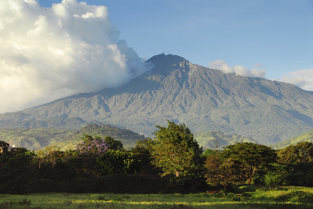 Mount Meru Volcano Arusha National Park-VFR Travel