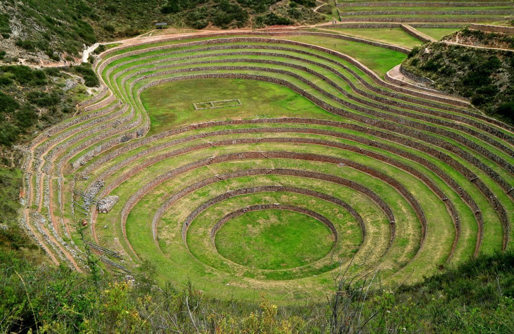 Moray - an Inca archaeological site near the Latin American luxury resort Tambo del Inka