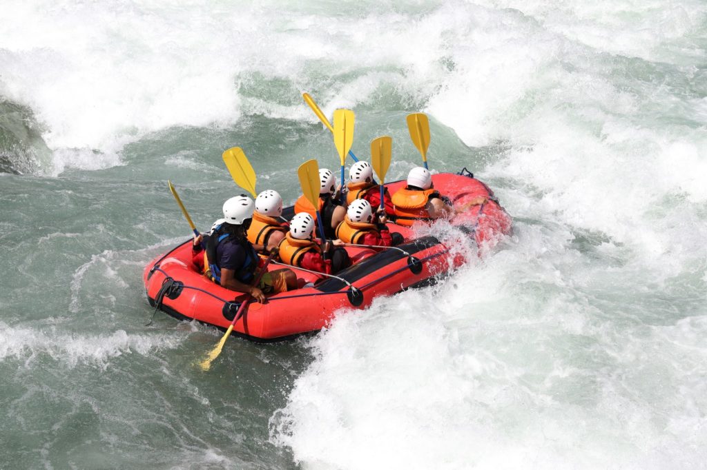 white water rafting in Japan