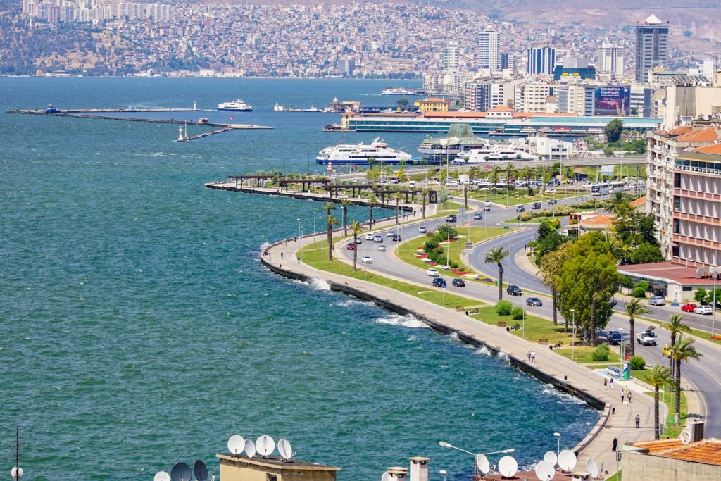 seaside in izmir-turkey