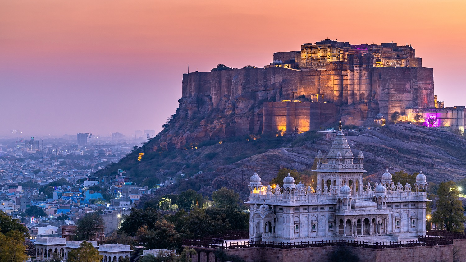 Jaswant Thada and Mehrangarh Fort-Rajasthan