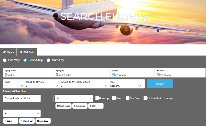 search-flights-WINGS-page